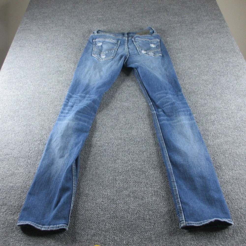 BKE  Jeans Mens 30x34 Blue Boot Cut Distressed Cowboy Western Denim Workwear